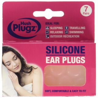 Силиконовые беруши Hush Plugz Pink 7 пар