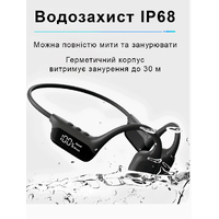 Наушники для плавания бега активного спорта open-ear с костной проводимостью 32 ГБ собственной памяти S10
