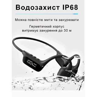 Наушники для плавания бега активного спорта open-ear с костной проводимостью 32 ГБ собственной памяти S10