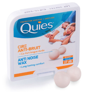 Восковые беруши Quies Natural Wax 8 пар SNR 27 дБ