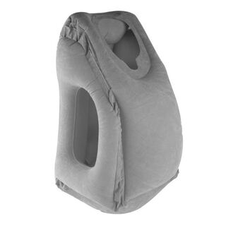 Надувная подушка Woollip для сна в положении «на столе» Серая